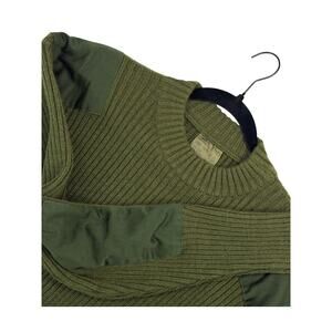 Industrias Y Confecciones Vintage 1995 Military Green Wool Grunge Sweater